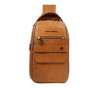 Piquadro, Homme, Sacs, Beige, Taille: ONE Size Sac bandoulière convertible en sac à dos