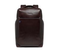 Piquadro, Homme, Sacs, Brun, Taille: ONE Size Blue Square Backpack 15"