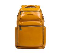 Piquadro, Homme, Sacs, Jaune, Taille: ONE Size Sac à dos pour ordinateur et iPad® avec protections antichoc et anti-fraudes Rfid, câble anti-vol