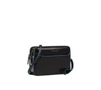 Piquadro Blue Square Sac à bandoulière Cuir 23 cm noir
