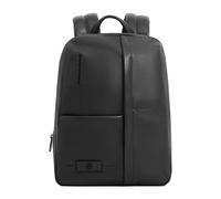 Piquadro, Homme, Sacs, Noir, Taille: ONE Size Russel Expandable Laptop Backpack 14"