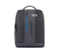 Piquadro, Homme, Sacs, Noir, Taille: ONE Size Sac à dos porte-PC et iPad® avec câble anti-vol