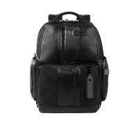 Piquadro, Homme, Sacs, Noir, Taille: ONE Size Sac à dos pour ordinateur 15,6 fast-check