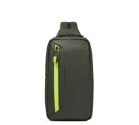 Piquadro, Homme, Sacs, Vert, Taille: ONE Size Corner 2.0 Mono Sac Bandoulière