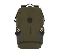 Piquadro, Homme, Sacs, Vert, Taille: ONE Size Sac à dos vert antiviral en tissu pour ordinateur portable