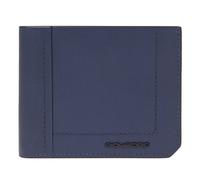 Piquadro Liko Porte-monnaie Protection RFID Cuir 11 cm bleu