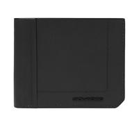 Piquadro Liko Porte-monnaie Protection RFID Cuir 11 cm noir