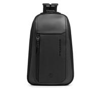 Piquadro Lyss Sling Bag 31 cm cuir noir