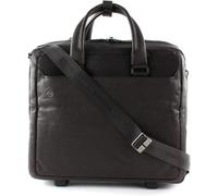 Piquadro - Mallette à roulettes carrée noire pour ordinateur - Homme - Sacs - Brun - Taille: ONE Size