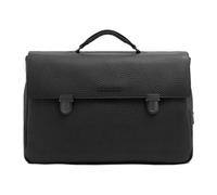 Piquadro - Mallette en cuir avec sangle de chariot - Homme - Sacs - Noir - Taille: ONE Size