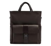 Piquadro Materia Daypack Cuir véritable 45 cm Compartiment ordinateur brun