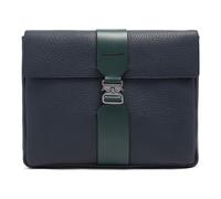 Piquadro Materia Sac pour homme Cuir véritable 22 cm noir
