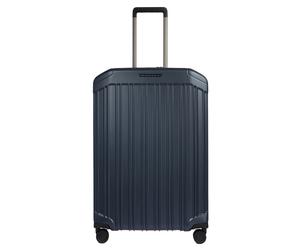 Piquadro - Medium size- expandable 4 wheel suitcase - unisex - Valises - Bleu - Taille: ONE Size