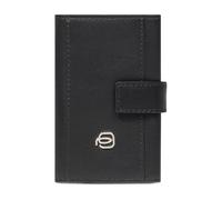 Piquadro - Metal Pop-up Card Holder - Homme - Accessoires - Noir - Taille: ONE Size