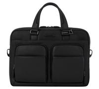 Piquadro Modus Attaché-case Cuir véritable 39.5 cm Compartiment ordinateur noir