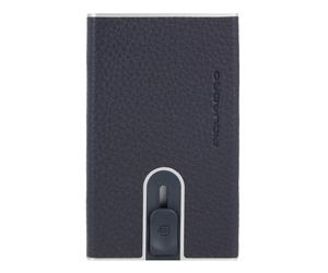 Piquadro Modus Étui pour cartes de crédit Protection RFID Cuir véritable 6 cm bleu
