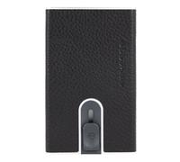 Piquadro Modus Étui pour cartes de crédit Protection RFID Cuir véritable 6 cm noir