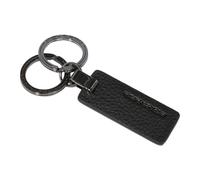 Piquadro - Modus Restyling Two-Ring Keychain - Homme - Accessoires - Noir - Taille: ONE Size