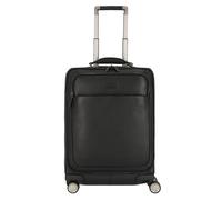 Piquadro Modus Special 4 roues Valise cabine Cuir véritable 59 cm noir