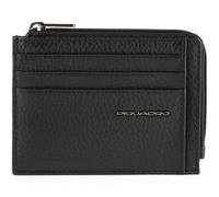 Piquadro, Homme, Accessoires, Noir, Taille: ONE Size Porte-monnaie zippé avec porte-cartes de crédit, porte-documents et protection Rfid