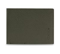 Piquadro Modus Special Porte-monnaie Protection RFID Cuir véritable 12.5 cm olive