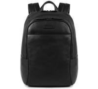 Piquadro Modus Special Sac à dos professionnel Cuir véritable 39.5 cm Compartiment ordinateur noir