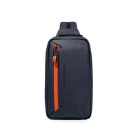 Piquadro - Mono-sling Bag - Homme - Sacs - Bleu - Taille: ONE Size