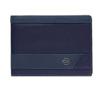 Piquadro Nevet Porte-monnaie Protection RFID 13 cm bleu