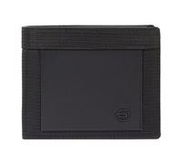 Piquadro Portefeuille Homme en Cuir avec Porte-CNI Homme Cuir et Tissu Noir