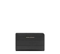 Piquadro - Patricia Bifold Wallet - Femme - Accessoires - Noir - Taille: ONE Size