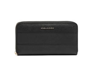 Piquadro - Patricia Wallet - Femme - Accessoires - Noir - Taille: ONE Size