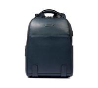 Piquadro - Personalizable laptop backpack 14 - Homme - Sacs - Bleu - Taille: ONE Size