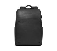 Piquadro - Personalizable laptop backpack 14 - Homme - Sacs - Noir - Taille: ONE Size