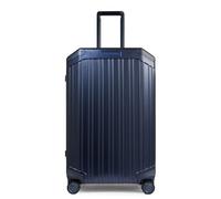 Piquadro Piqalu BS2 Valise à roulettes de Taille Moyenne avec 4 roulettes Doubles Bleu Moyen Classique
