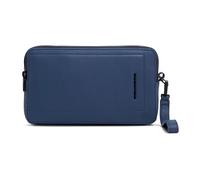 Piquadro - Pochette avec deux compartiments - Homme - Sacs - Bleu - Taille: ONE Size