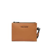 Piquadro Pochette déperlante Homme Tissu Orange Brique
