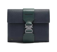 Piquadro Materia Sac pour homme Cuir véritable 22 cm bleu