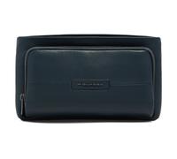 Piquadro - Pochette en cuir avec dragonne amovible - Homme - Sacs - Bleu - Taille: ONE Size