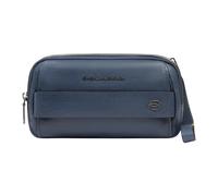 Piquadro - Pochette en cuir - Homme - Sacs - Bleu - Taille: ONE Size