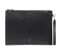 Piquadro - Pochette en cuir pour iPad® 11 - Homme - Sacs - Noir - Taille: ONE Size