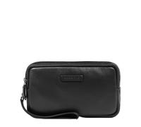 Piquadro Pochette Homme avec Deux Compartiments Homme Cuir Noire