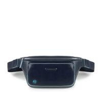 Piquadro - Pochette homme style banane - Homme - Sacs - Bleu - Taille: ONE Size