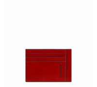 Piquadro - Pochette pour carte de crédit Pocket - Homme - Accessoires - Rouge - Taille: ONE Size