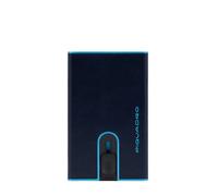 Piquadro - Porte-cartes Pop-up - Homme - Accessoires - Bleu - Taille: ONE Size