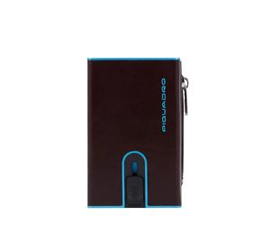 Piquadro - Pop-up wallet with money pocket - Homme - Accessoires - Brun - Taille: ONE Size