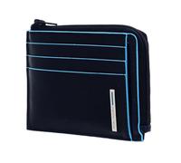 Piquadro Porta Carte di credito in Pelle, Accessoire de Voyage -Portefeuille Mixte Adulte, Blu Notte, 11,50 x 8,00 x 1,00 (cm)