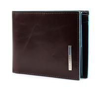 Piquadro Portafoglio Uomo in Pelle, Accessoire de Voyage-Portefeuille Mixte, Mogano, Taille Unique