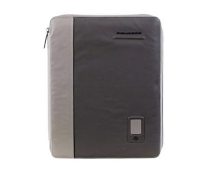 Piquadro - Porte-bloc A4 en cuir - Femme - Sacs - Gris - Taille: ONE Size