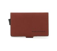 Piquadro - Porte-cartes de crédit en métal - Homme - Accessoires - Brun - Taille: ONE Size