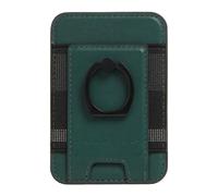 Piquadro - Porte-cartes en cuir MagSafe® avec anneau de support - Homme - Accessoires - Vert - Taille: ONE Size